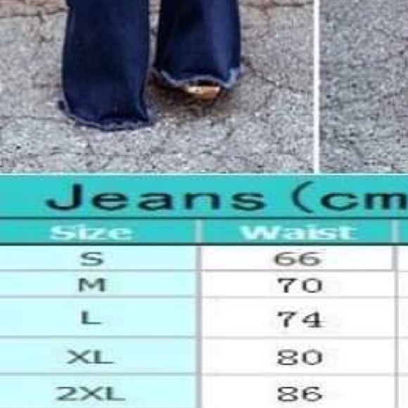 Brand new High waist bell bottom stretch Jeans - Picture 2 of 7